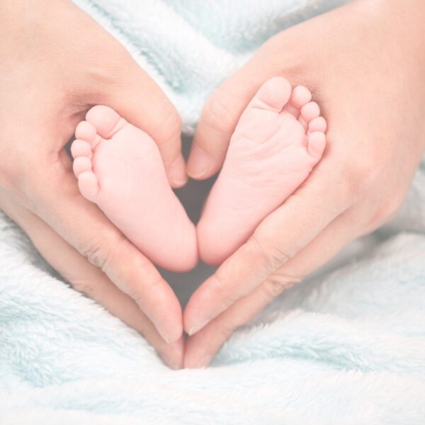 Heart Mothers Hands Baby’s feet